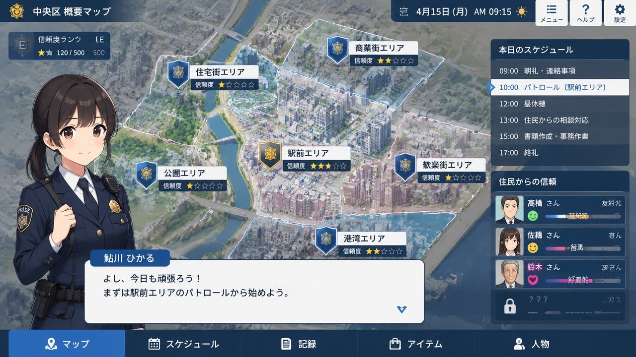 极道无赖EX 女警鮎川光 实机画面 演示图 2