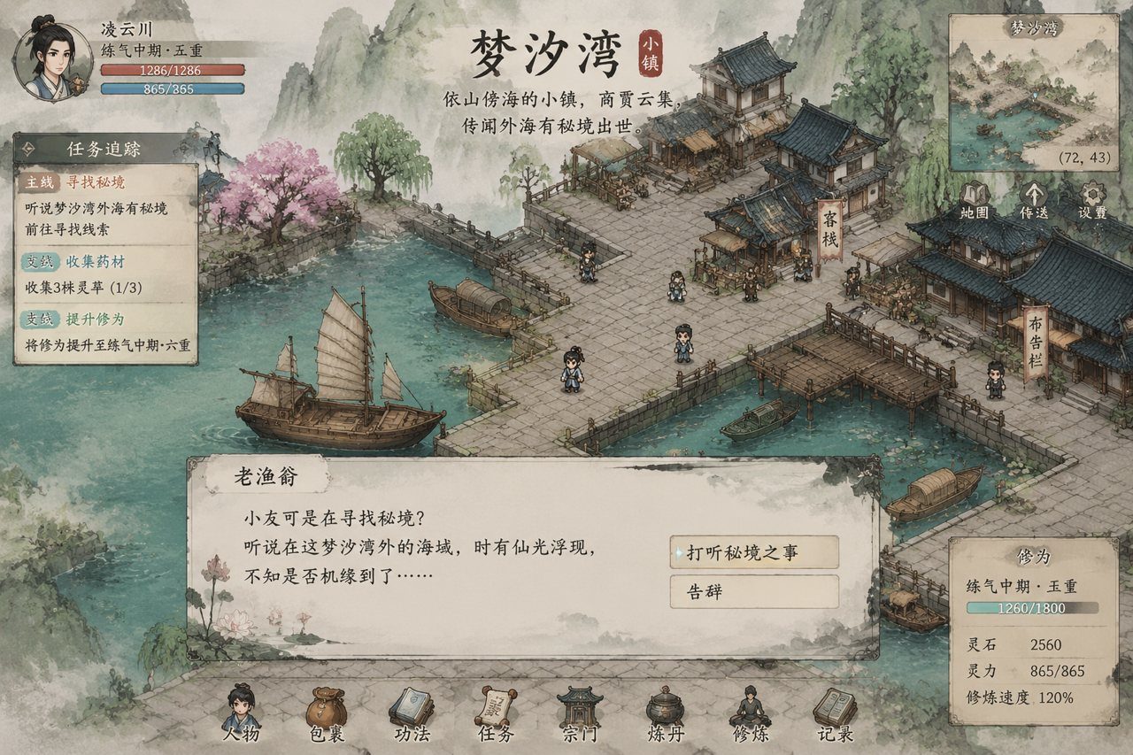 谪仙索欢录 操作界面 展示图 5