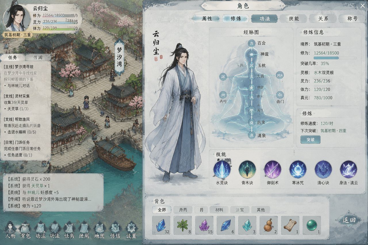 谪仙索欢录 支线内容 实机截图 8