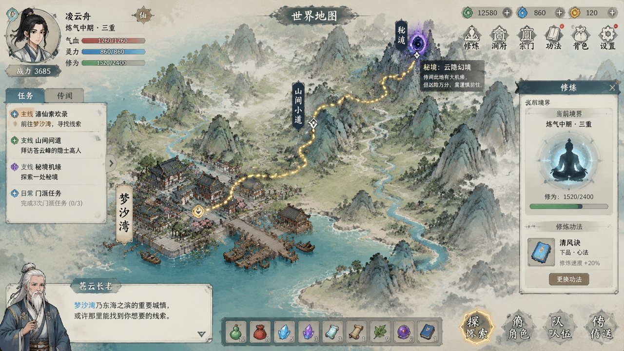 谪仙索欢录 国风修仙 详情图 7