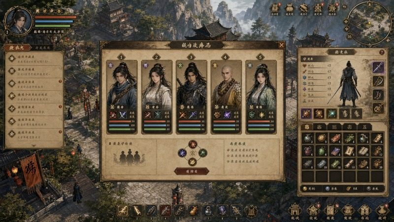 金庸群侠传5爱与死仙狐MOD六周年 玩法展示 内容截图 2